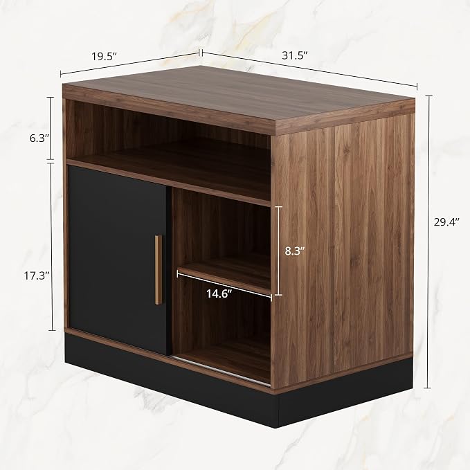 ModernMate Modern Wood Accent Storage Cabinet - Image 2