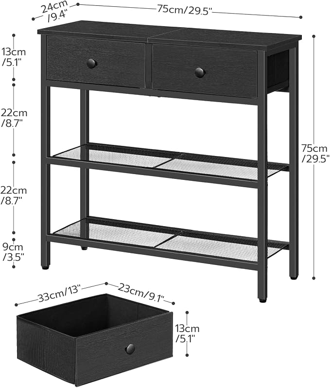 HOOBRO 29.5" Narrow Console Table - Image 3