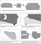 ZNSAYOTX 3 Piece Loveseat Covers - Image 7
