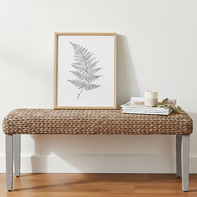 Solid Wood Acacia Indoor Bench - Image 9