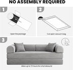 79'' Sleeper Couch Bed, 5 in 1 Convertible Floor Sofa, Folding Modular Couch - Image 7