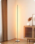 EDISHINE LED Corner Floor Lamp, Minimalist Dimmable Light by EDISHINE