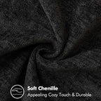 MIULEE Decorative Couch Throw Pillow Covers 20x20 Inch Black 2 Pack | Halloween - Image 4