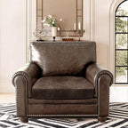 ANARACHON Leather Look Couch Cushion Covers Sofa Seat Slipcovers Sets Couches - Image 2