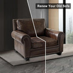 ANARACHON Leather Look Couch Cushion Covers Sofa Seat Slipcovers Sets Couches - Image 9