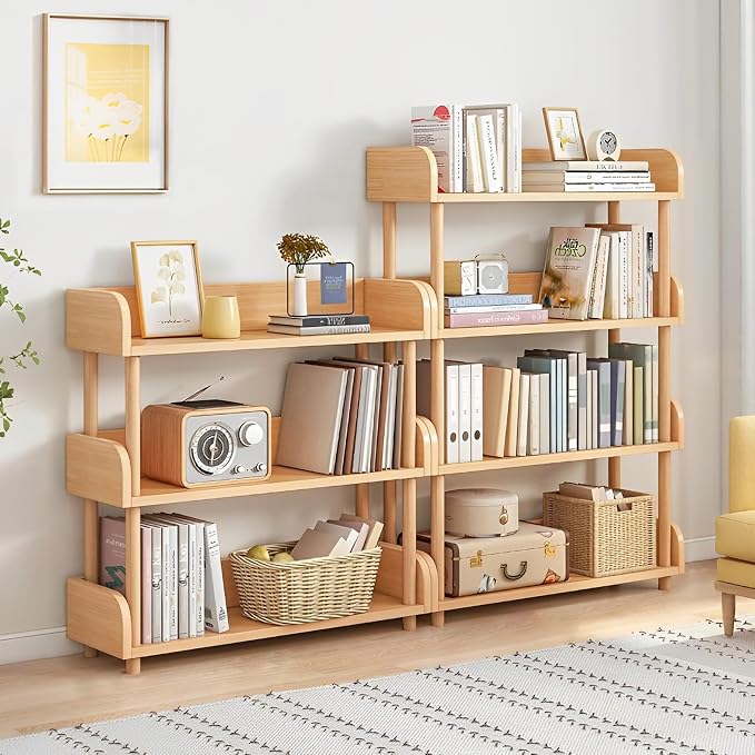 OSCHF 4-Tier Wooden Open Bookcase - Image 7