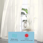 Extra Long Sheer Curtains 120 Inches Long, Sheer Curtain, Voile Rod Pocket - Image 3