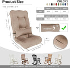 Rocking Chair Cushions with Pillow, Waterproof and Fade-Resistant Thicken - Image 2