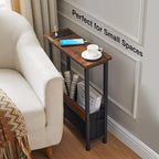 Slim Charging End Table with Storage - Image 5