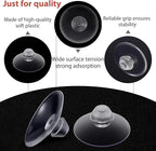 20-Pack Transparent Anti-Collision Suction Cups, 30mm/0.7" Mark-Free Design - Image 3