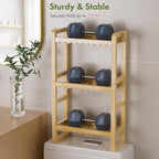 AmazerBath Bamboo Over The Toilet Storage Shelf - Image 5
