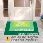 LUMI Outside Welcome Door Mat 24x36, Non-Slip Durable Rubber Easy Clean | Bee - Image 2