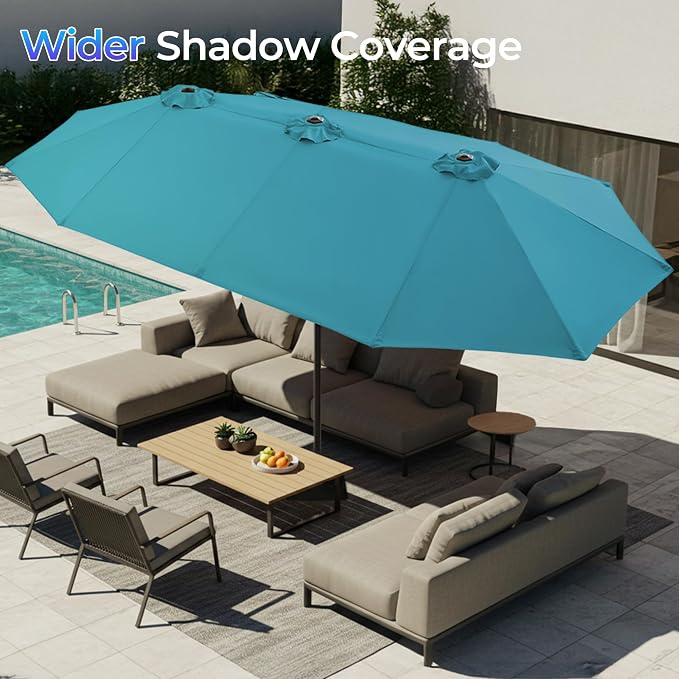 SUPERJARE 13FT Outdoor Patio Umbrella - Image 3