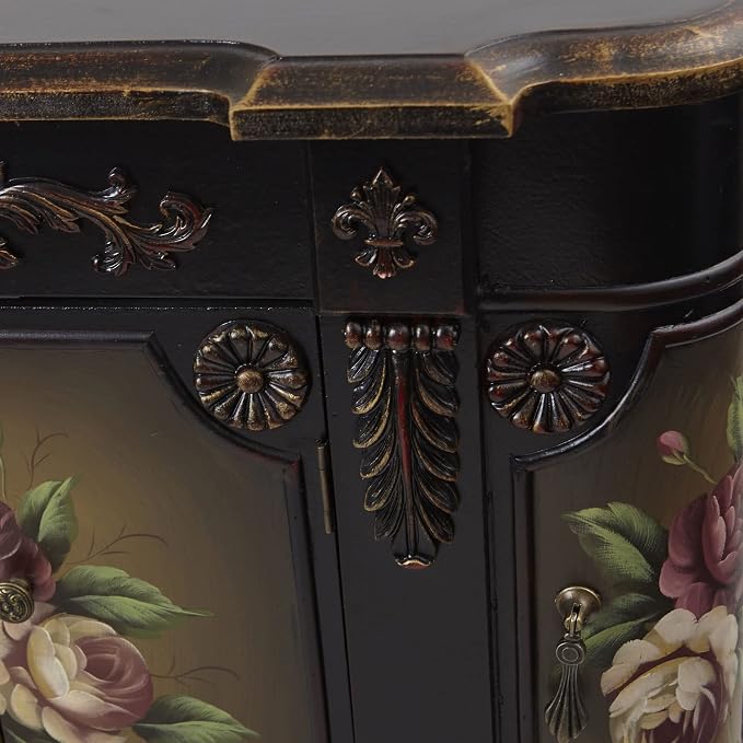 Nearly Natural French Vintage Style Floor Cabinet - Image 6