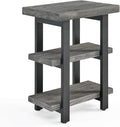 Alaterre Furniture Pomona Living Room 3-Tier Solid Wood End Table by AlaterreFurniture