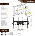 Mobile TV Stand Rolling TV Cart Floor Stand - Image 8