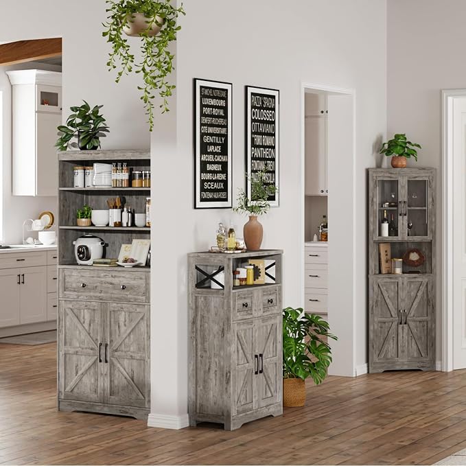 FiveWillowise Small Farmhouse Storage Cabinet - Image 2