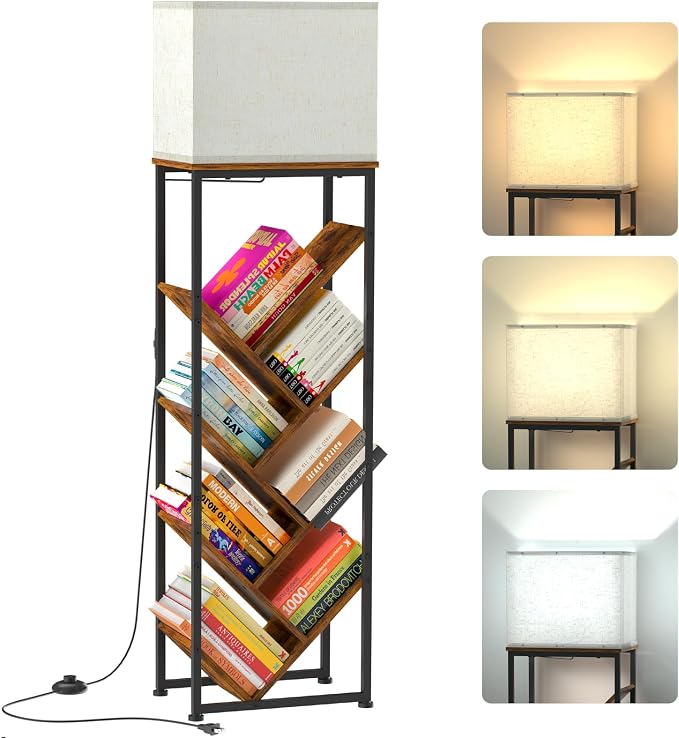 Cutogxon Tree Bookshelf with Light - Image 8