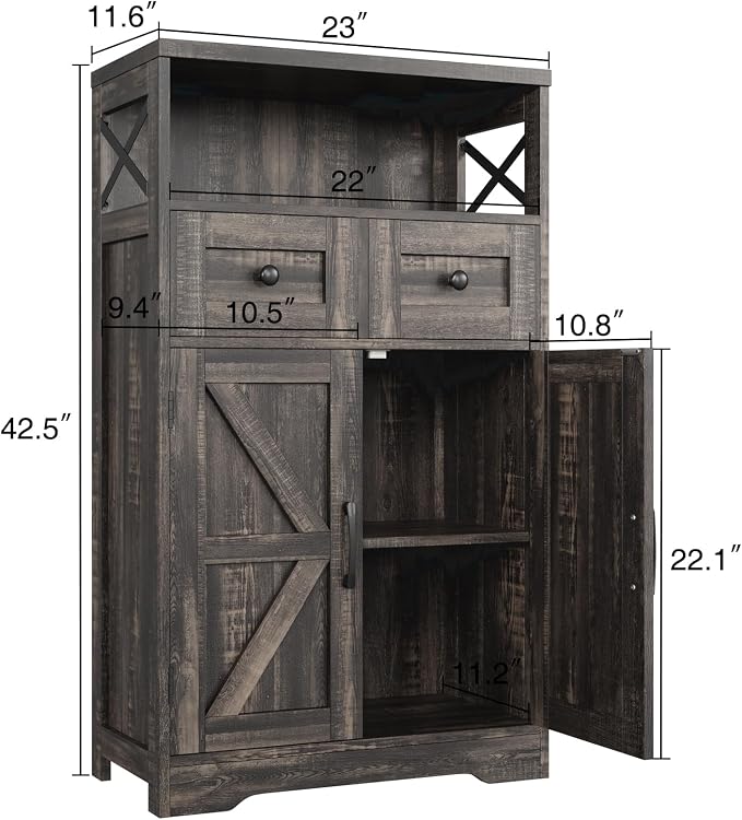 Befrases Farmhouse Storage Cabinet - Image 2