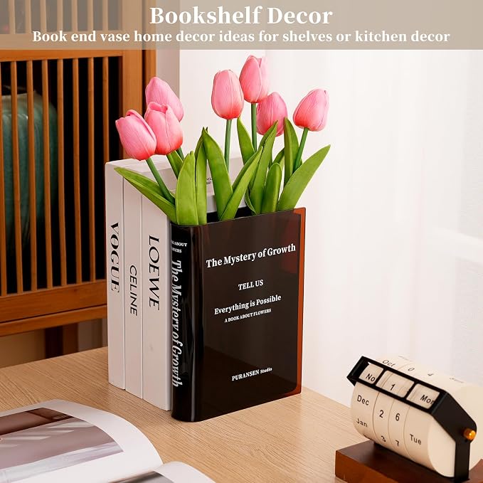 Puransen Brown Book-Shaped Vase - Image 2