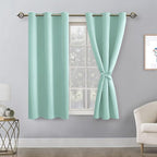 Blackout Curtains for Bedroom, 2 Drape Panels, 42 x 54 Inch | Thermal Insulated - Image 8