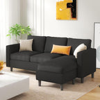JAMFLY Sectional Sofa for Living Room, 3-Seat Reversible Couch - Image 3