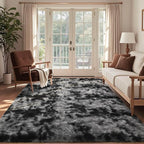 6x9 Ft Large Shag Rugs for Living Room Decor, Tie-Dyed Ultra Soft Fluffy Furry - Image 2