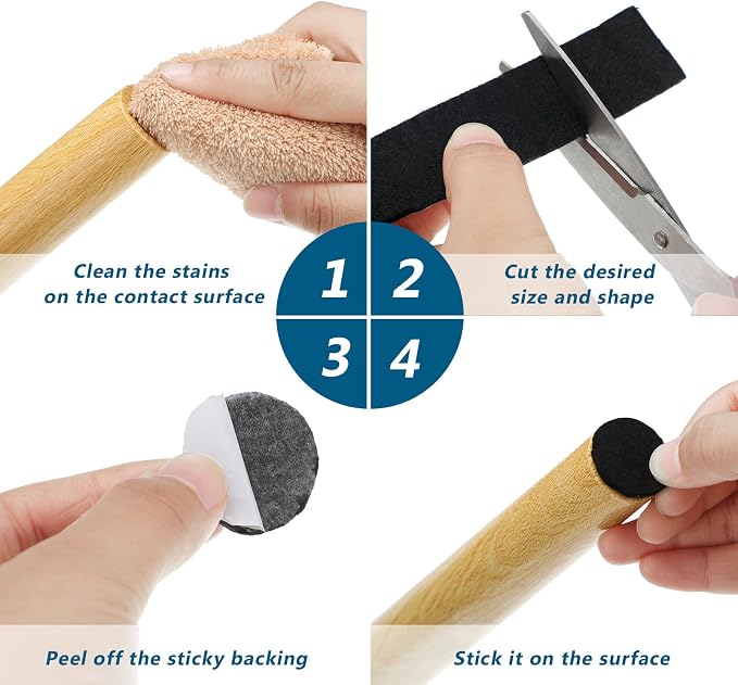 Shappy 2 Packs 120 x 1 x 0.12 Inch Felt Strips - Image 5