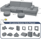 Edbuosy 22Pcs Modular Kids Play Couch - Image 2