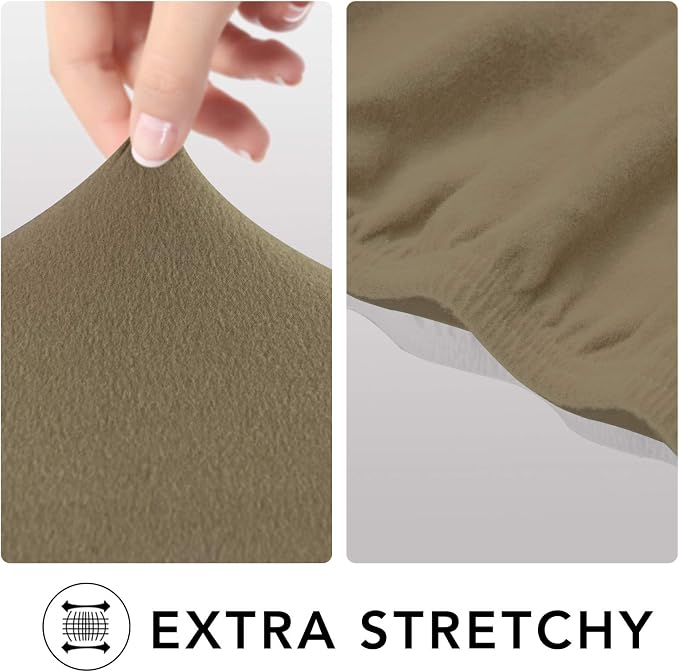 PureFit Stretch Loveseat Covers Fleece Couch Covers - Image 4