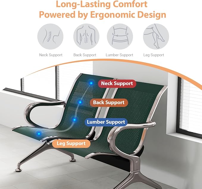 Kinfant 2-Seat Waiting Room Chair - Image 6