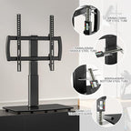 Universal Swivel/Table Top TV Stand 27 to 60 inch TVs 80 Degree Swivel - Image 7