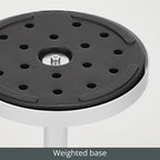 mDesign Glass Top Side/End Drink Table - Image 4