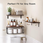 Amada Bathroom Shelves Over Toilet - Image 3