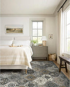 Lahome Moroccan Washable Area Rug 6x9, Large Living Room Rugs - Image 4