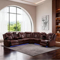 Power Reclining Sectional Sofa by Unknown
