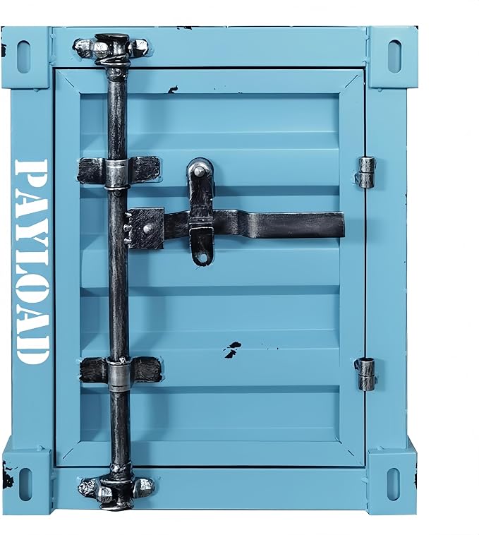 Side Table Industrial End Table by Unknown