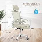 Mimoglad Office Chair, High Back Ergonomic Desk Chair - Image 2