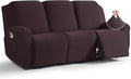 TAOCOCO Recliner Couch Covers for 3 Seat, 8-Pieces Stretch Large Couch Covers by TAOCOCO