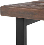 Alaterre Furniture Pomona Living Room 2-Tier Solid Wood End Table - Image 13