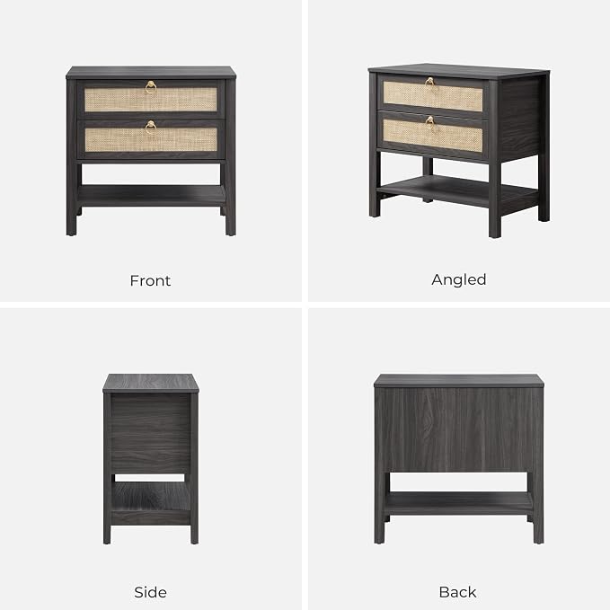 SICOTAS Night Stands Set of 2 for Bedroom, Large Bedside Tables - Image 9