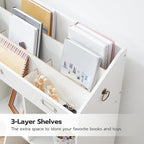 HOOBRO Kids Bookshelf, Toy Organizer and Storage, Bookshelf - Image 7