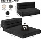 JUIKURY Folding Sofa Bed, Convertible Sleeper Chair - Image 2