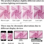 Light Pink Sheer Curtains 78 Inches Long 2 Panels Set, Soft Voile Light - Image 8