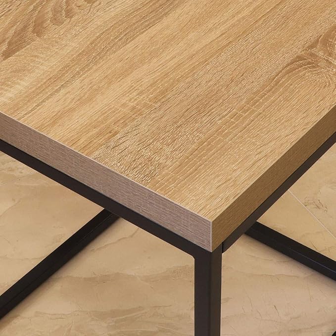 CENSI 18-Inch Natural Oak Accent End Table/Side Table - Image 9