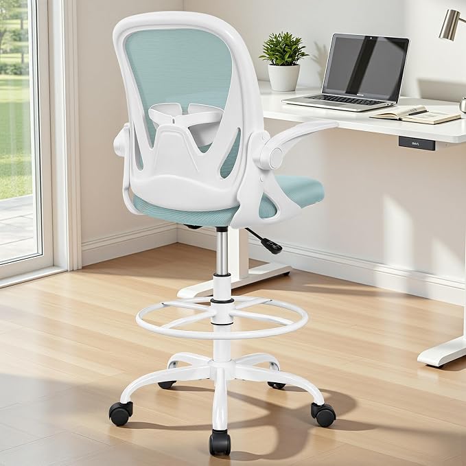 Primy Drafting Chair Tall Office Chair - Image 2