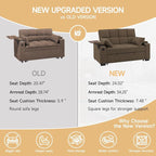hansones 65'' 3-in-1 Folding Convertible Sofa Bed, Pullout Sofa, Modern - Image 6