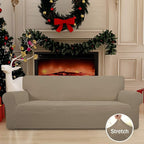Easy-Going Stretch Oversized Sofa Couch Slipcover Washable Natural | 1-Piece - Image 2