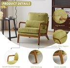 Karl home Mid-Century Modern Accent Chair, Living Room Chairs - Image 3