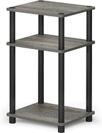 Furinno JUST Side Table, 3-Tier End Table, Open Shelves Night Stand, Bedside - Image 6